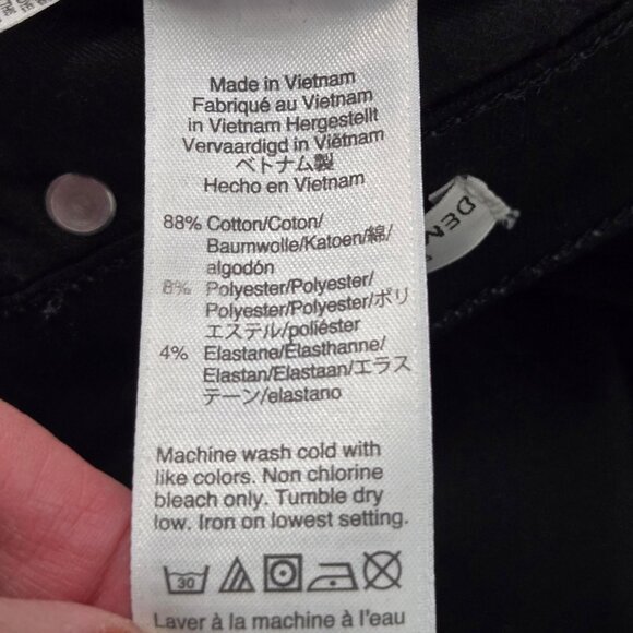 J.Crew Size 29 Petite 9" Billie Demi Boot Crop Jeans in Stay Black Wash Stretchy - Picture 9 of 12